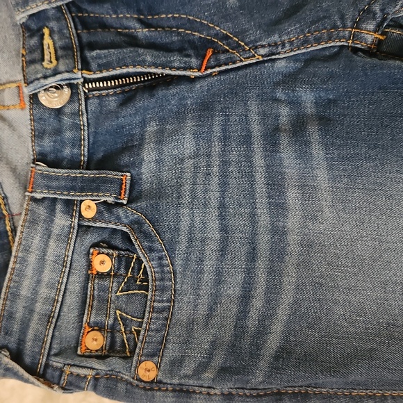 True Religion Jennie Mid Rise Curvy Skinny Jean Size 26 L 30 - Picture 6 of 13